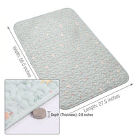 Soft Pet Mat, Round Sleeping Mat for Dogs and Cats, Washable Dog Mat for Crate, Comfortable Cat Mat for Bunny Cage, Breathable Bedding Pad