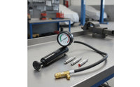 Universal Lower Unit Pressure Tester with Adapters Accurate Gearcase Pressure Tester Reliable Leak Testing Kit with Hose Complete for Boat Owners, Mechanics