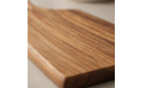 Wooden Serving Tray with Handles Rectangular Serving Tray with Handle Wood Grain Platter for Hosts, Homeowners, Tea Service, Breakfast, Cafes