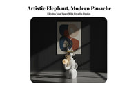 Stacked Elephant Family Side Table Versatile Placement for Bedroom