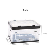 Clear Sideaccessible Bin Easy Reach Collapsible Closet Organizer for Logistics