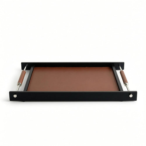 Decorative Tray with Handles Sturdy Tray with Handles Modern for Vanity