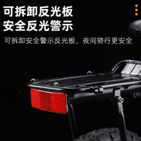 WEST BIKING Bicycle Rear Rack with Reflector, Aluminum Alloy, for Mountain Bikes