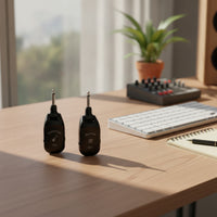 Rechargeable Wireless Guitar Transmitter Receiver Compact Wireless Guitar Transmitter and Receiver Insertable Portable for Guitarists, Bassists, Performers, Stage, Rehearsal, Home Practice