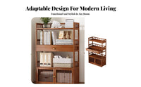 Multi-Tier Design Geometric Shelving multi-tier complimentarystanding shelving multi-tier Multifunctional shelving multi-tier Easy Assembly for Book Lovers, Collectors, homeowners, Entryway, Hallway, Bedroom, Small areas