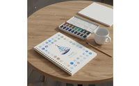 Watercolor Workbook Easy to Use Watercolor Practice Book Creative Creative Development Supplies Set