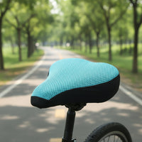 Breathable Bike Seat Cover with 3D Mesh Padded Bike Saddle Cover Anti-Slip Bike Seat Cushion Thickened for Cyclists, Commuters, Daily Commuting, City Riding, Long Trips