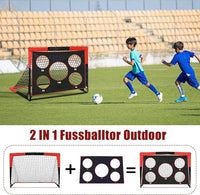 Portable 1.2m Children's Soccer Goal with Net, Foldable, for Outdoor Sports