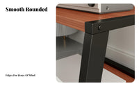 Stable Load-Bearing Multi-Tier Amplifier Stand Sturdy Construction Audiophile Equipment Rack Heavy Duty Trapezoid High-Fidelity Shelf Ventilated-Air Design for Audiophiles, Studio