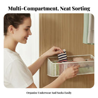 Compartment Underwear Box Compartmentalized Smalls Organizer for Adults