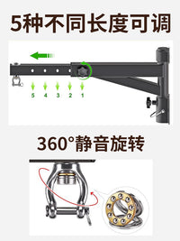 拳击沙袋架子伸缩吊式散打室内家用沙包瑜伽吊架支架训练器材