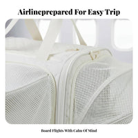 Airline Approved Pet Carrier Large Capacity Under Seat Pet Travel Bag