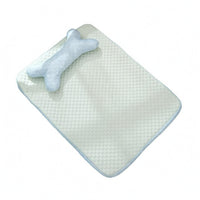 Dog Cooling Mat Easy to Clean Cooling Bed Mat Cloth Bound Edges for Resting