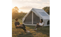 Instant Setup Inflatable Camping Tent Roomy Portable Air Cabin Tent Windproof Long-Lasting for Outdoor Enthusiasts, Weekend Getaways
