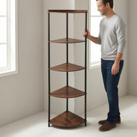 4-Tier Corner Shelf Space-Saving Corner Shelf Unit Compact