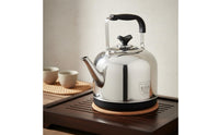 Easy to Clean Stainless Steel Electric Kettle Removable Lid Large Electric Kettle Heat-Resistant Handle Hot Water Boiler Dripdrip-Resistant Spout
