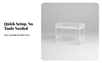 Multi-Compartment Desk Organizer Multifunctional desktop storage rack Easy Assembly
