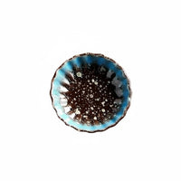 Flower-Shaped Ceramic Plate, Wasabi Dish, Minimalist Japanese Tableware