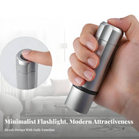 Wall Mounted Flashlight Compact Size Emergency Wall Torch Battery Powered Mini Flashlight with Holder for Visitors, Guesthouse, Apartment, Restaurant