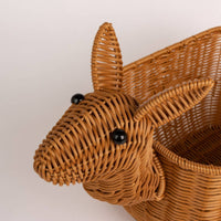 Lidded Storage Basket Decorative Household Item Easy to Carry for Tabletop