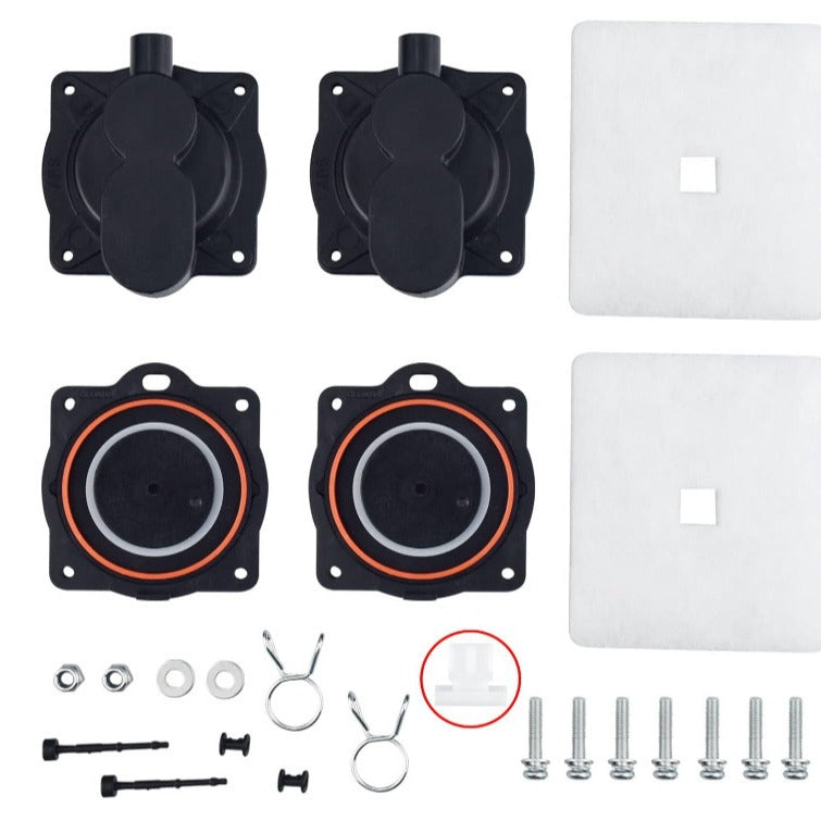HP60/80气泵重建完整套件适用于Hiblow HP 80, HP60带白色开关