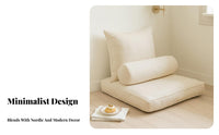 Transformable Floor Sofa Bed Space-Saving Adjustable Backrest Lounger Multi-Functional Ergonomic frame for Living Room
