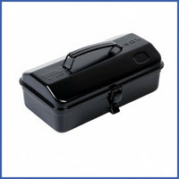 Metal Tool Box Large Capacity Portable Tool Case Foldable Handle for Job Site