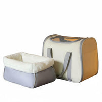 Large Capacity Cat Backpack Breathable Bubble Window Pet Backpack Padded Shoulder Straps for Travelers, Vet Visits, Public Transport, Hiking