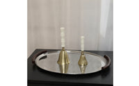 Decorative Hand Bell Brass-Colored Decorative Bell Slender for Coffee Table
