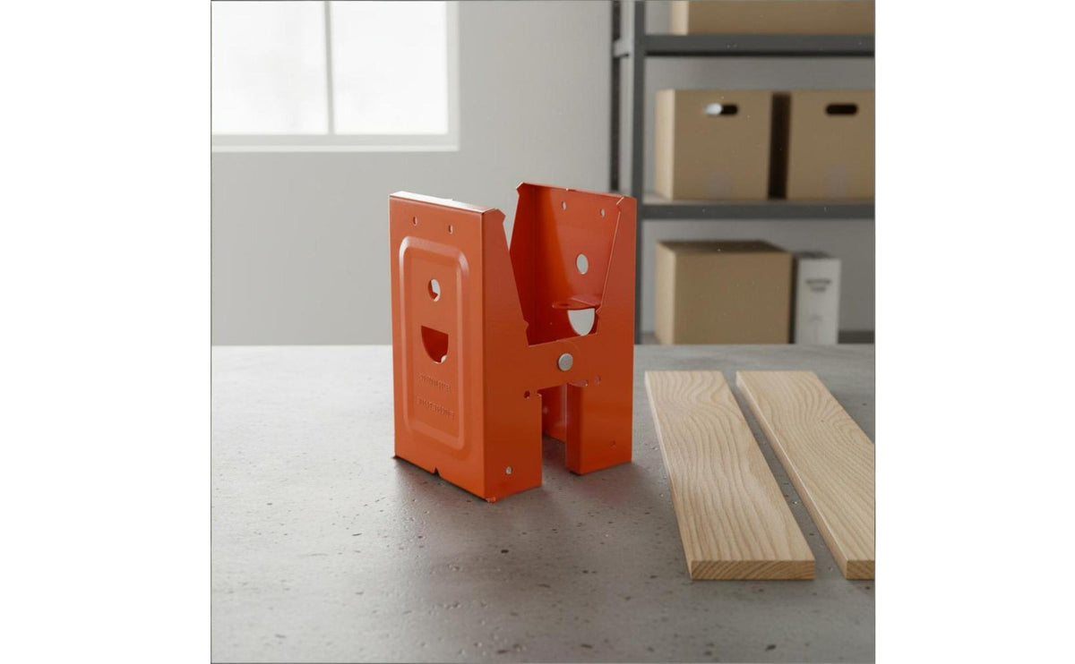 2 Pieces Quick Setup Metal Sawhorse Brackets Reinforced Design 2x4 Sawhorse Bracket Stable DIY Workbench Leg Connector Anti-Slip for Woodworkers, Carpenters, Job Site, Garage