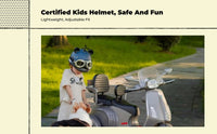 Kids adjustable summer helmet