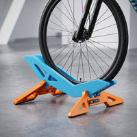 Foldable Bike Stand with Adjustable Width Stable Bike Parking Rack Freestanding Cycle Floor Stand Easy to Use for Apartment