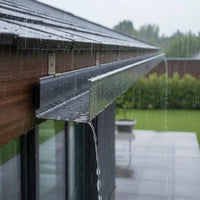 Aluminum Alloy Rain Gutter Easy Installation Villa Downspout Channel Decorative