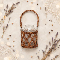 Glass Hanging Vase Decorative Display Wall-Mounted Glass Planter Minimalist