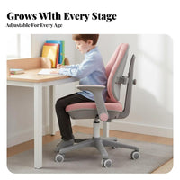 Adjustable Posture Chair secureable casters Splitsupport Study Chair With Footrest