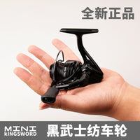 微物纺车轮渔轮路亚掌中宝迷你小鱼轮全金属500型微抛小型鱼线轮