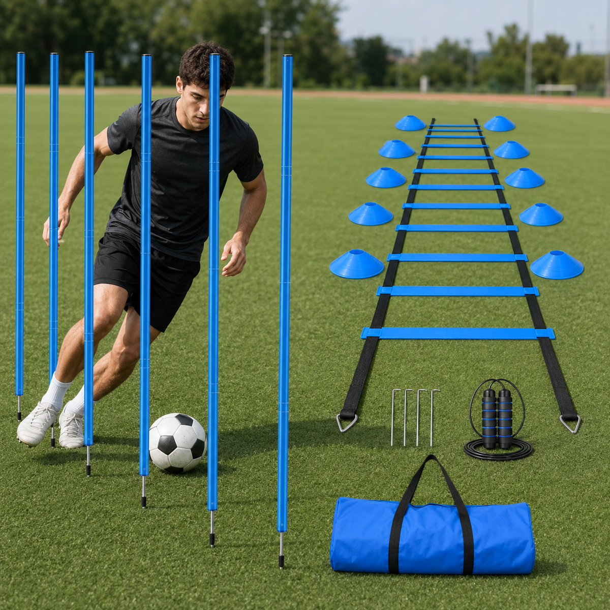 agility training equipment set