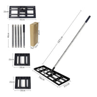 Lawn Leveling Tool Welded Frame Lawn Leveling Rake Thickened Metal for Garden