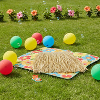 Paper Hula Skirt Layered Hula Skirt with Elastic Waistband Decorative for Luau