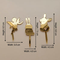 Acrylic Bunny Cupcake Picks Cut Acrylic Bunny Cake Pick Reusable Easter Cake Topper Set for DIY Enthusiasts, Families, Sweet Display, Bakeries