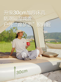 维达利多梦恬户外露营PVC拉丝加高充气床垫弹丝睡垫打地铺气垫床