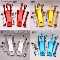 Aluminum Alloy Frosted Jazz Drum Bass Drum Double Pedal Practice Accessory