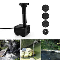 Solar Fountain Pump DC Brushless Water Pump Floating Rockery Solar Water Sprayer