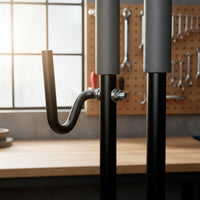 Padded L-Shaped Bike Stand Stable Upright Cycle Stand Powder-Coated Freestanding Bike Rack Rust-Resistant for Commuters