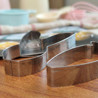Stainless Steel Easter Cookie Rust-Resistant Fondant Sturdy Metal Batter Form for Home Cooks, Parents, Family Activities, Food Cooking, Kitchen