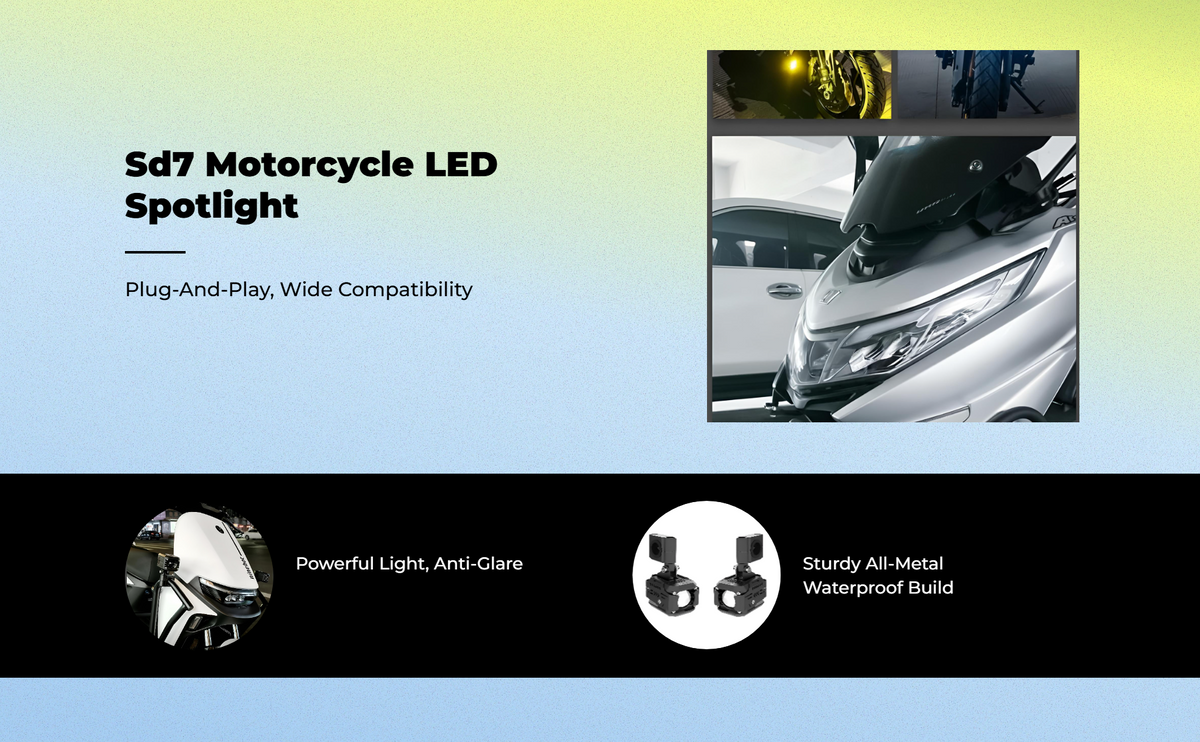 LED fog light, waterproof, universal