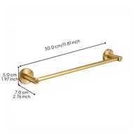 Rustproof bronze double towel rack