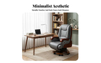 Electric Reclining Task Chair with Footrest Highspine Design Office Furniture 360-Degree rotate robustDuty Construction