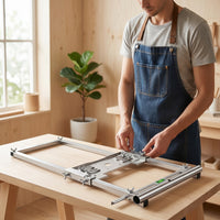 Guide Base Stainless Steel Guide with Ruler Scales Adjustable