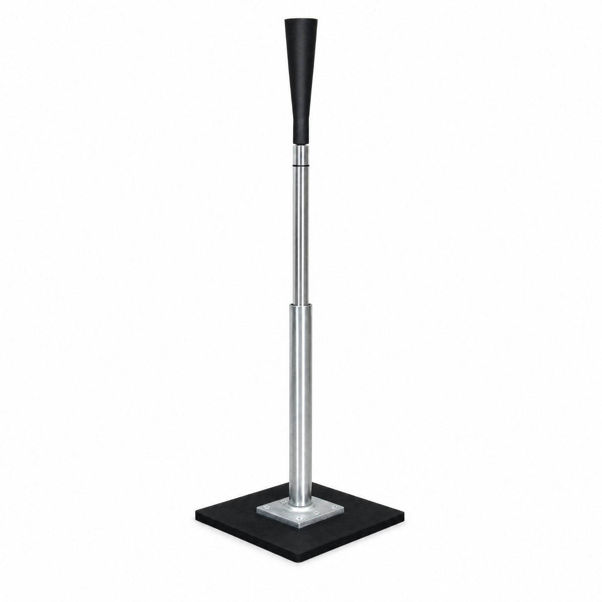Batting Tee with Rubber Top Tapered Baseball Tee with Rubber Top Freestanding Stand for Garage